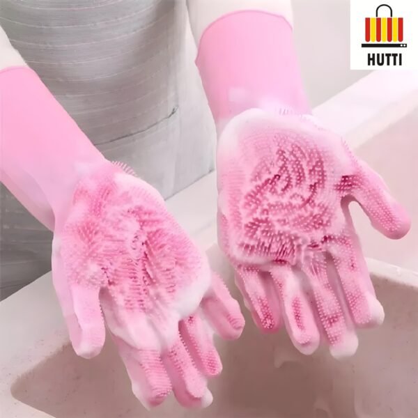 Silicon Dishwashing Gloves - Image 4